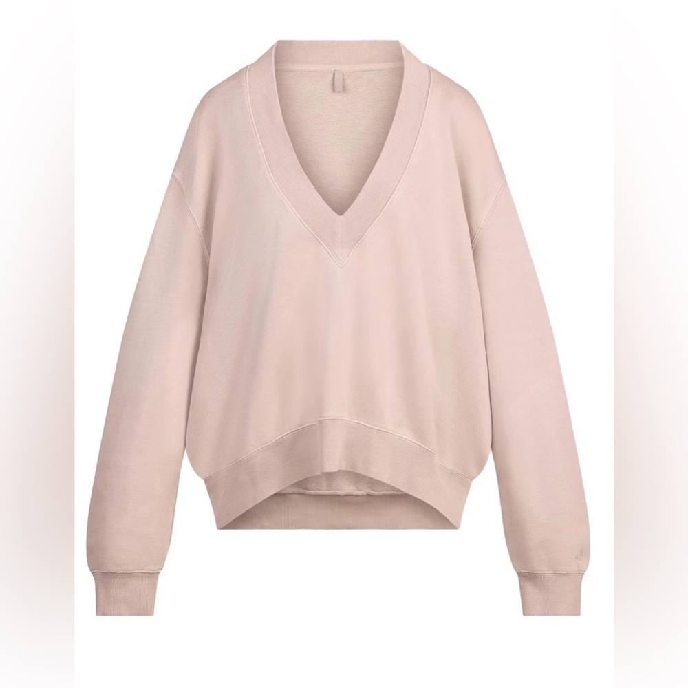 SKIMS OVERSIZED V NECK PULLOVER